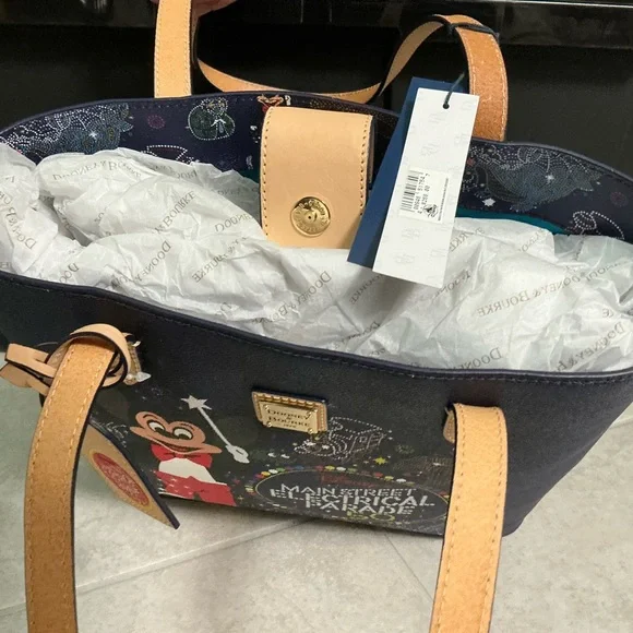 Dooney & Bourke Disney Electrical Light Parade Tote Bag and Wallet Set - Picture 6 of 7